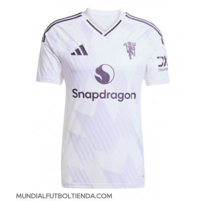 Camiseta Manchester United Matthijs de Ligt #4 Segunda Equipación Replica 2025-26 mangas cortas Camiseta Manchester United Matthijs de Ligt #4 Segunda Equipación Replica 2025-26 mangas cortas